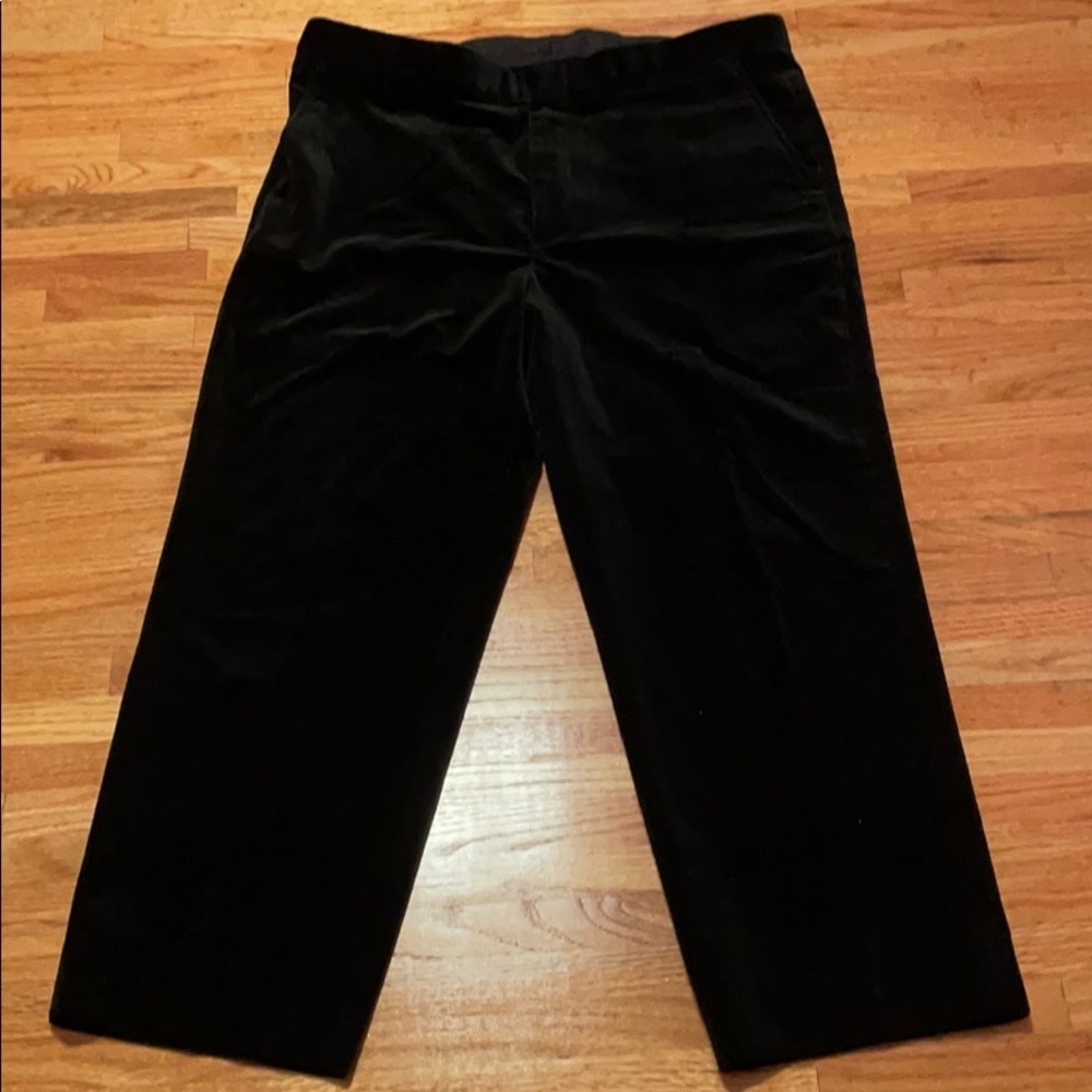 Perry Ellis Navy Velvet Pants